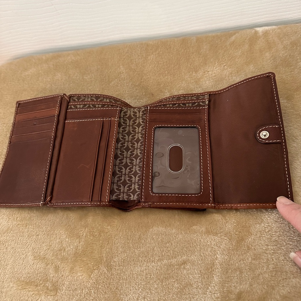 Fossil Multi-Colored Patchwork Trifold Style Wall… - image 4